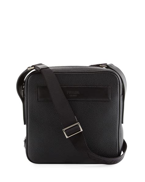 prada men's leather sling bag|prada crossbody bag for men.